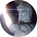 ゼウスとヘラの石像